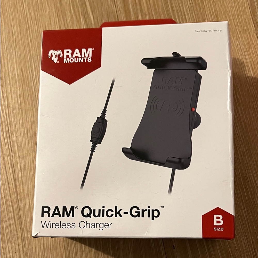 Quick-Grip Wireless Charger - Black